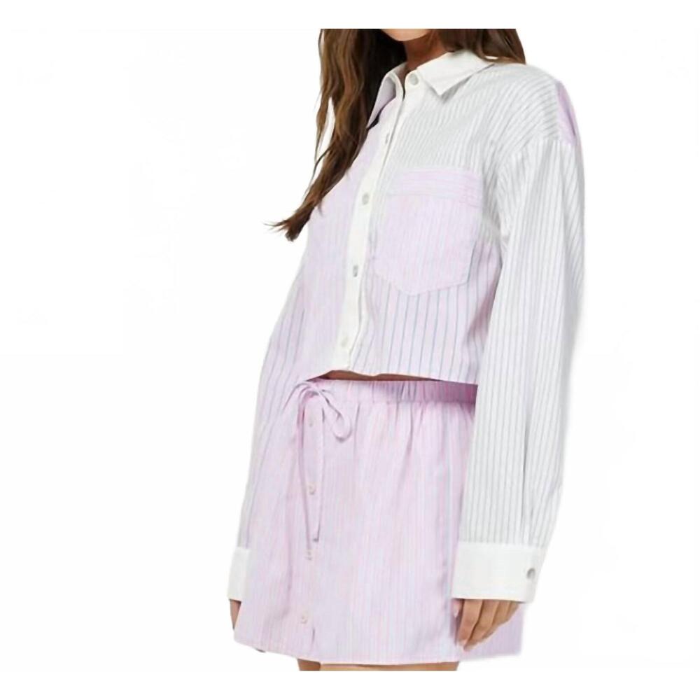 NEW NEEDII penelope striped set in blue/lavender/pink
